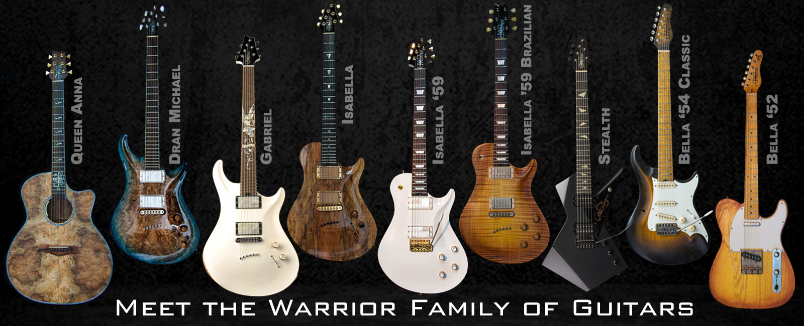 Warrior Custom guitars